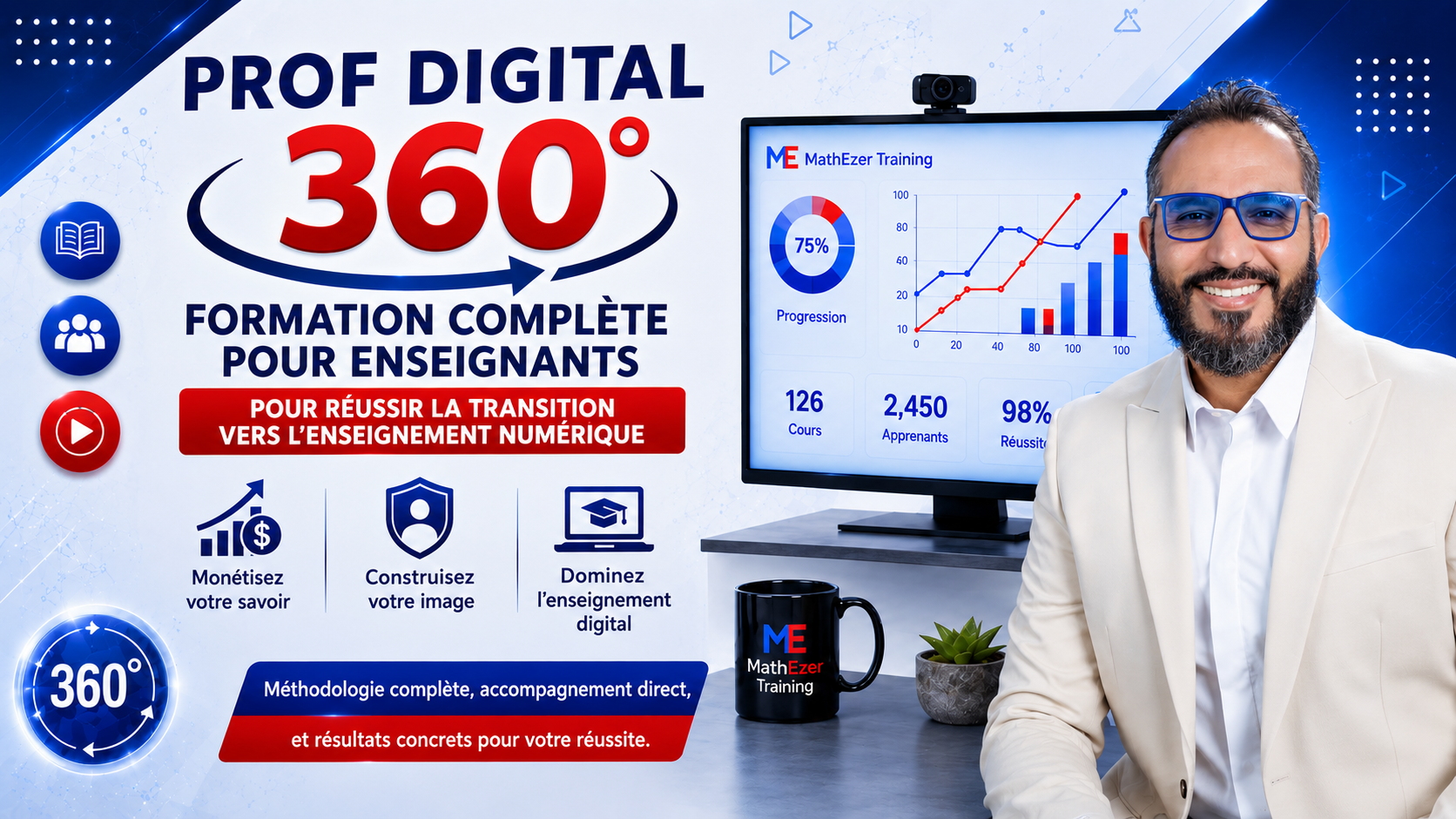 Vidéo de présentation — Prof Digital 360° | Mathezer Training